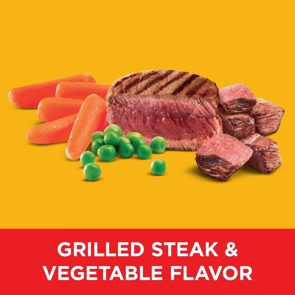 Steak & Vegetable Adult Dry Dog Food Q1603