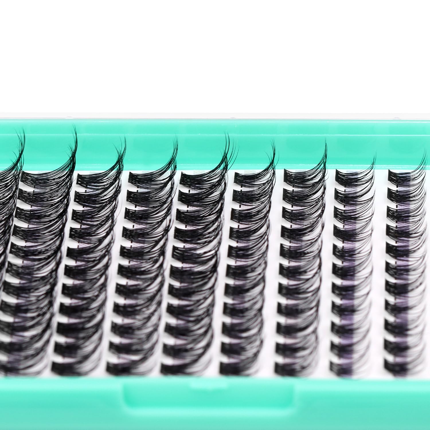 Black 8-10-12-14-16mm MIX Cluster Eyelashes N546
