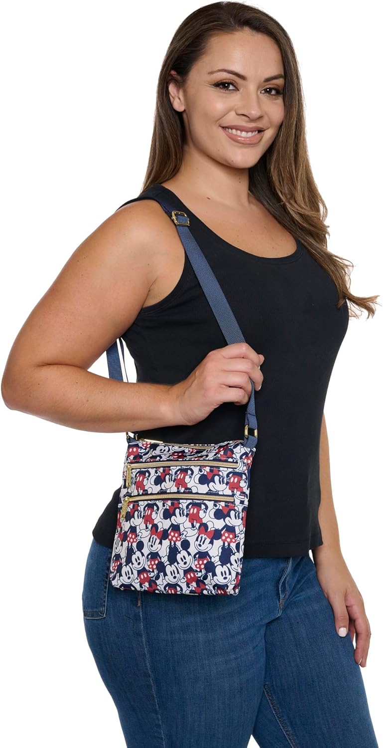 Navy Nylon Crossbody Purse A63874