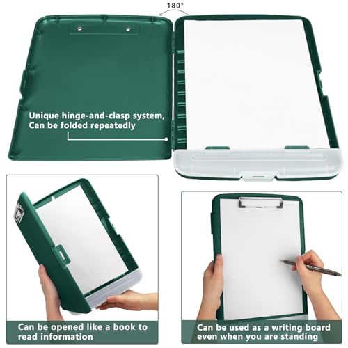 Navy Blue Storage Clipboard 8.5x11 with Pen Holder H32795
