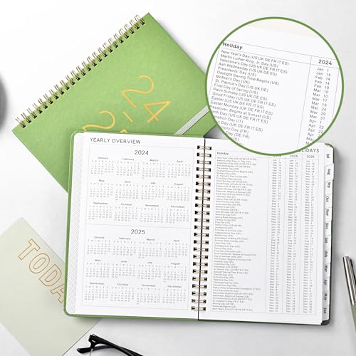 Weekly Monthly Planner 6.4" x 8.5" with Twin-Wire Binding F66461