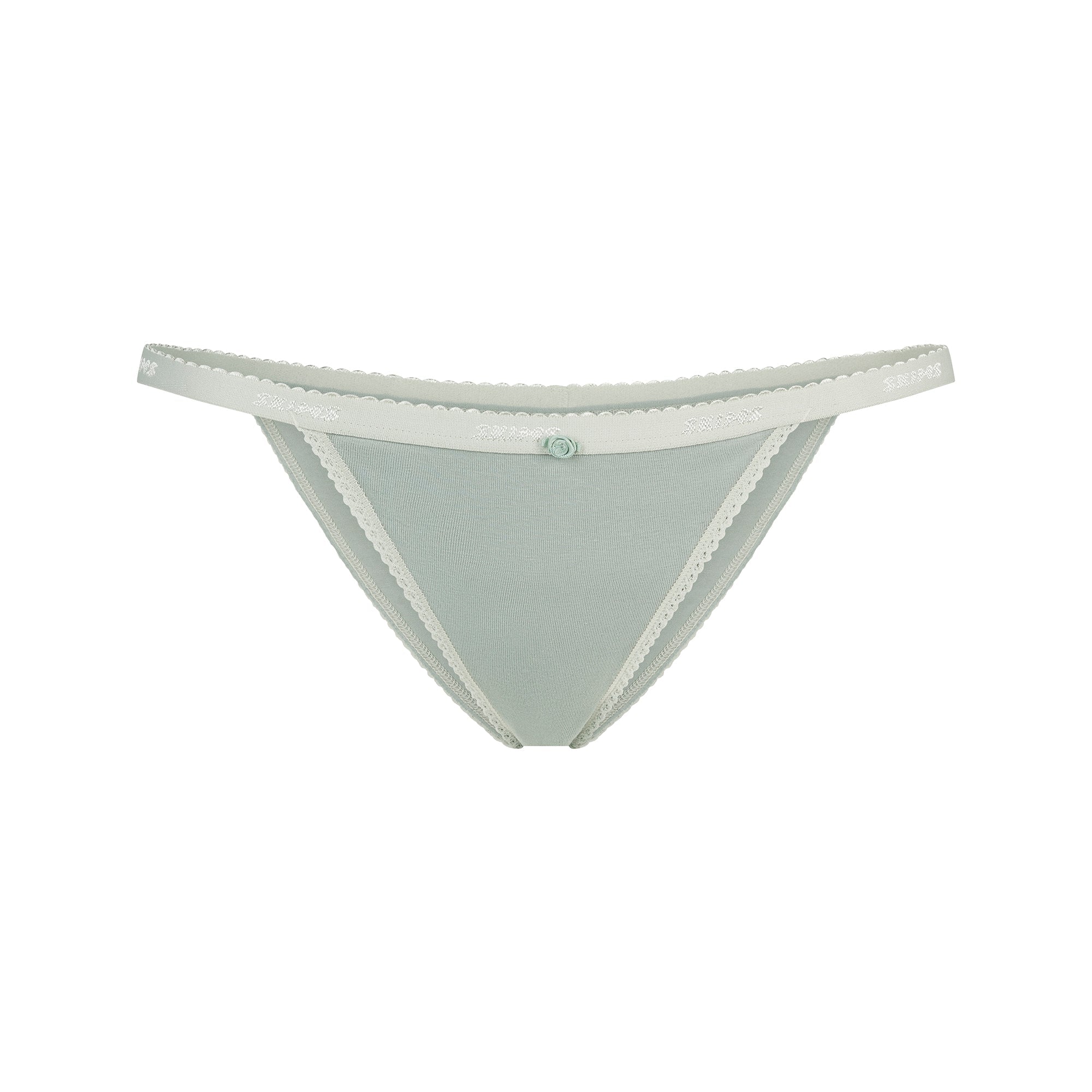 LIGHTWEIGHT COTTON STRING BIKINI Q956162