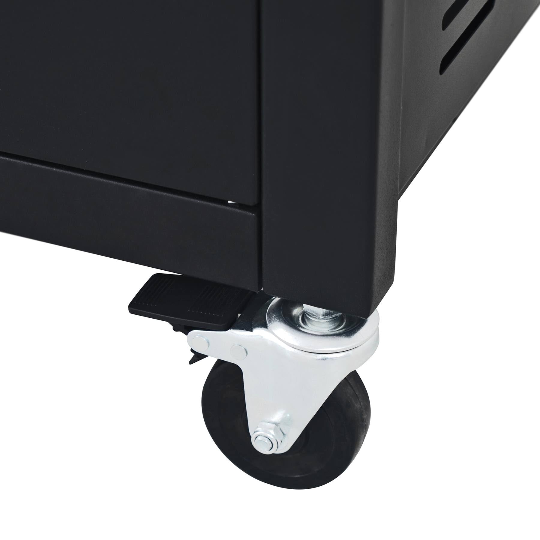 5-Burner Propane Gas Grill in Stainless Steel and Black E17823