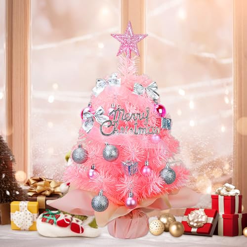 24 Inch Prelit Artificial Christmas Tree with 50 LED Lights N77416