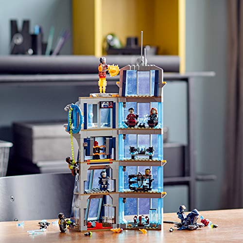 Avengers Tower Battle Building Toy with Superhero Minifigures (685 Pieces) F3025
