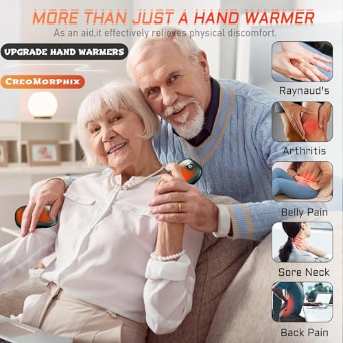 Rechargeable Hand Warmers 2 Pack, 12000mAh Electric Portable Power Bank S833