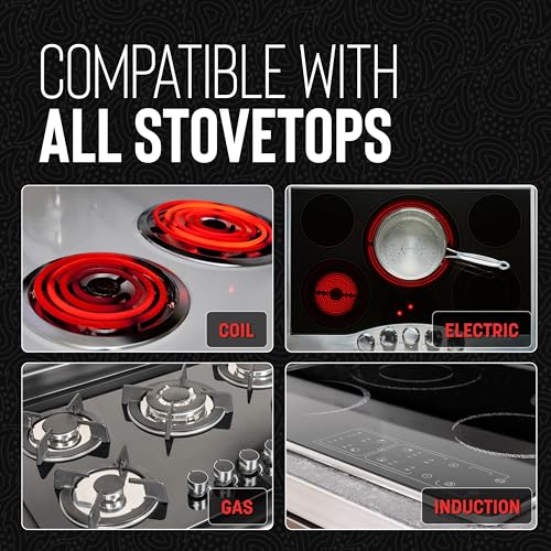 8" Frying Pan, Tri-Clad Stainless Steel and Nonstick Ceramic, Non Toxic Cookware W502566