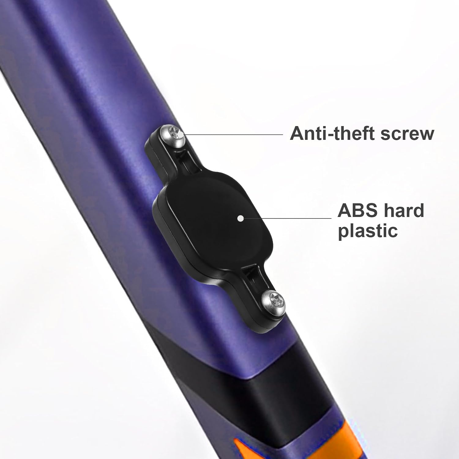 Black Bike GPS Tracker Holder for Airtag Z2860