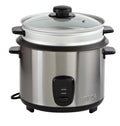 10-Cup Stainless Steel Rice Cooker with Steam Tray O16241