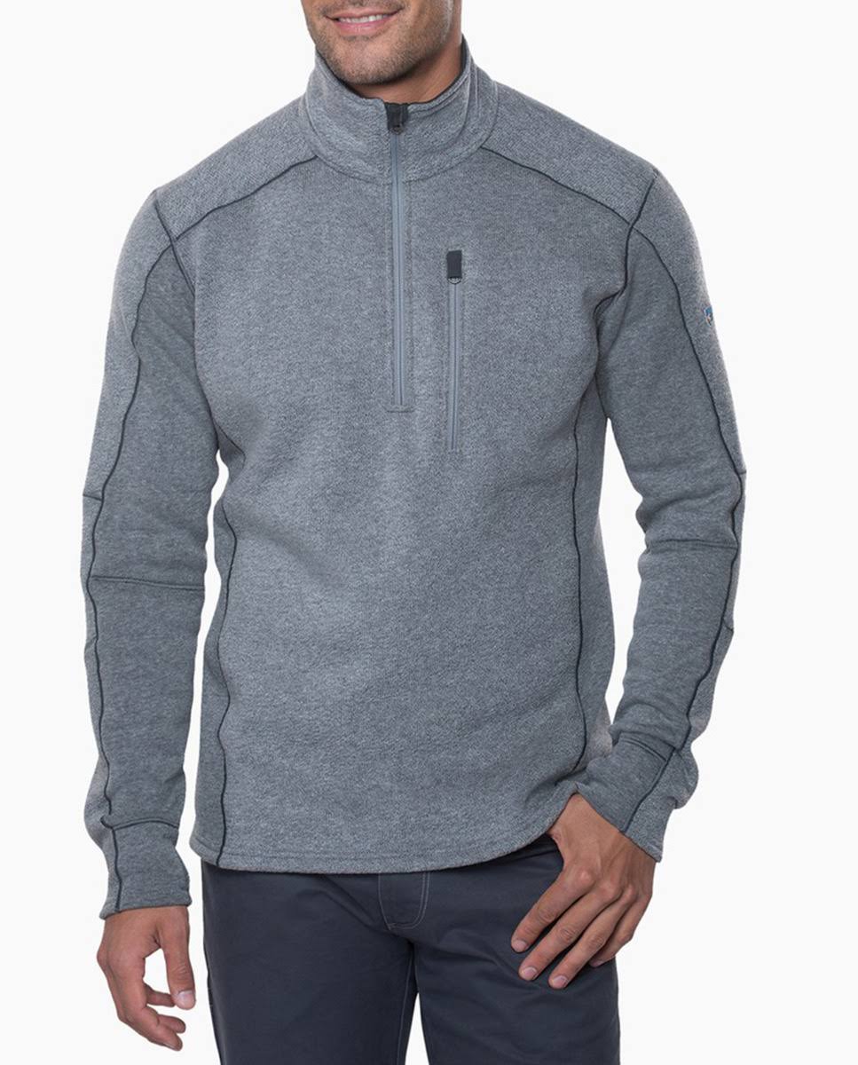 Men's 1/4 Zip Shale D735