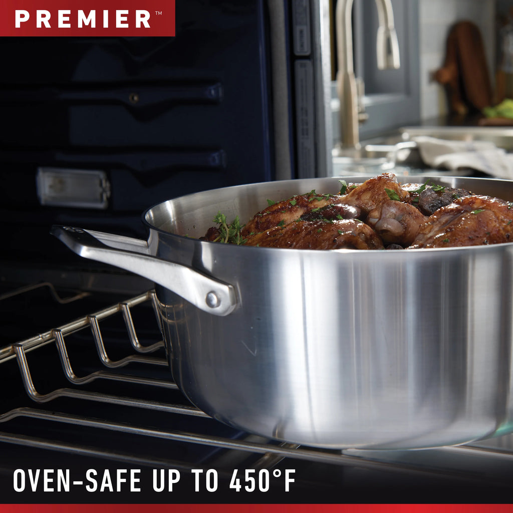 Stainless Steel 1.5-Quart Sauce Pan with Cover C6241
