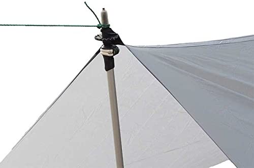 Grey 8' x 10' Ultralight Silnylon Tarp V75258