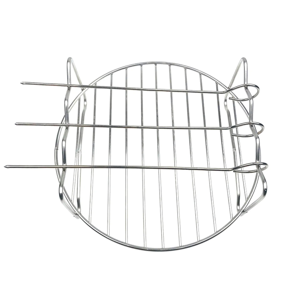 10Pcs Air Fryer Accessory Kit with Baking Pan Rack Pizza Tray W750