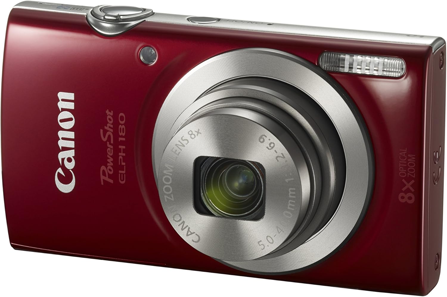 Red Digital Camera with Image Stabilization Q361