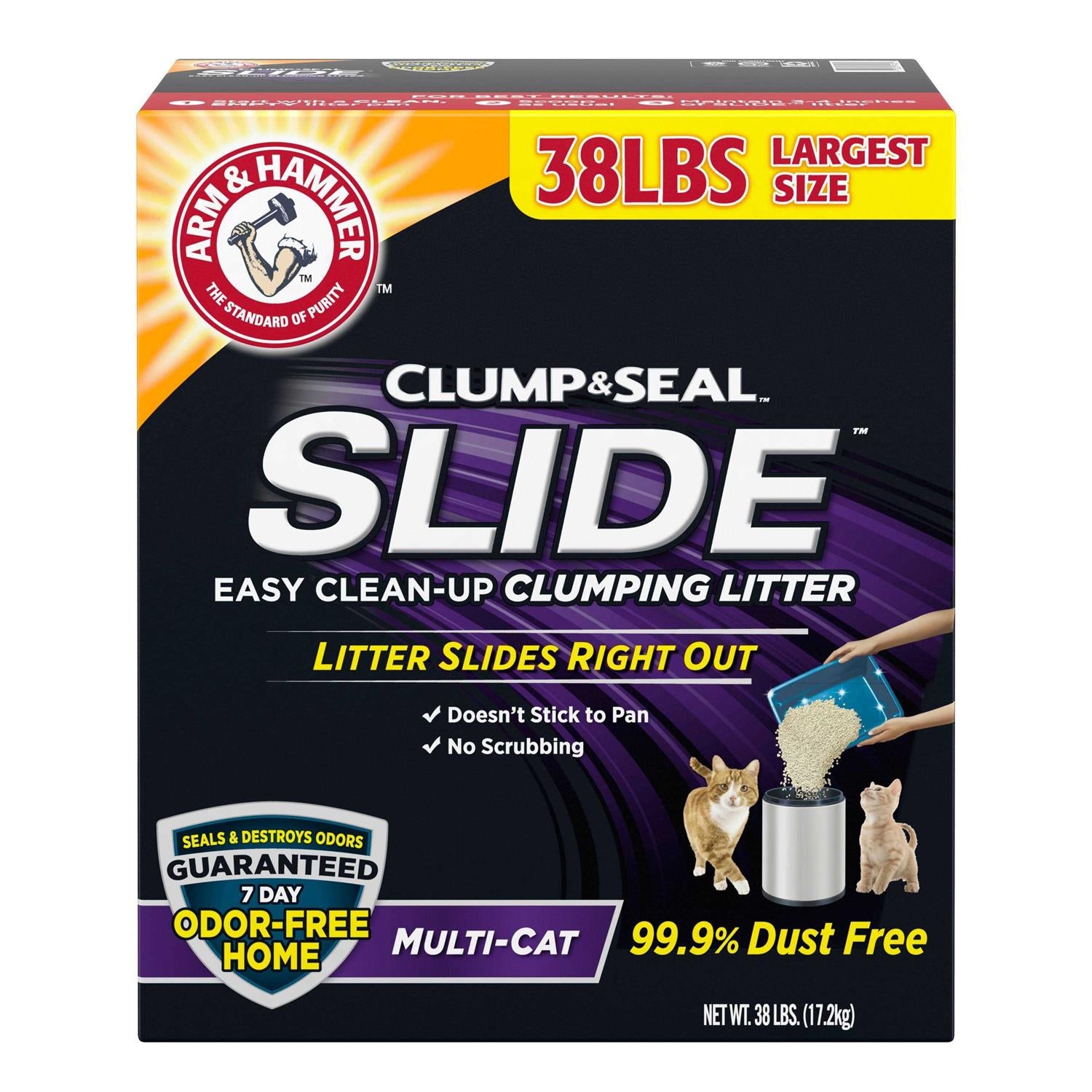 Slide Easy Clean-Up Clumping Cat Litter X278191