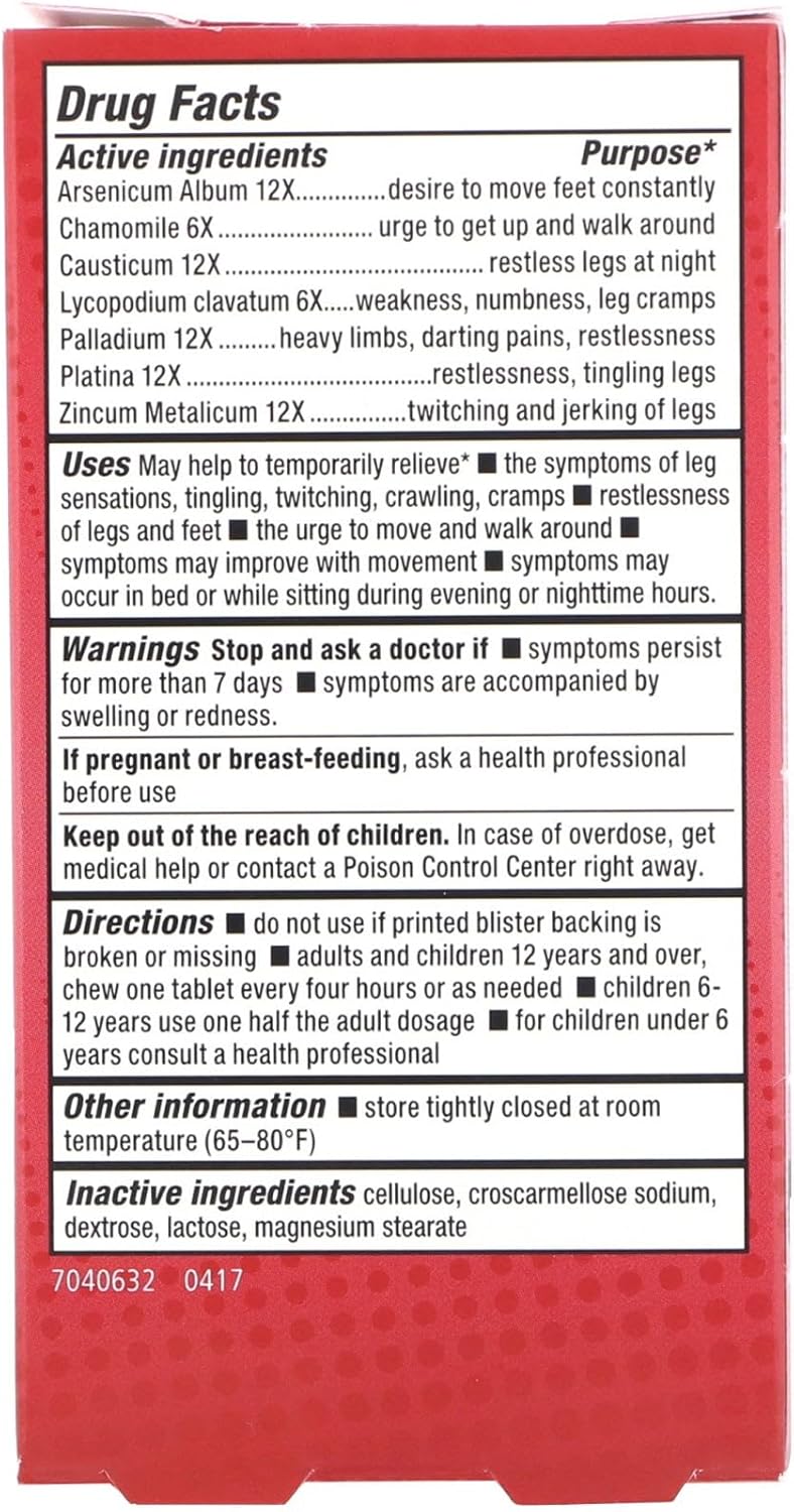 60 Tab Bio Restless Legs F170227