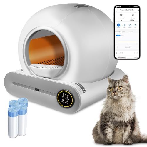65L+9L Extra Large Automatic Self Cleaning Cat Litter Box Q537