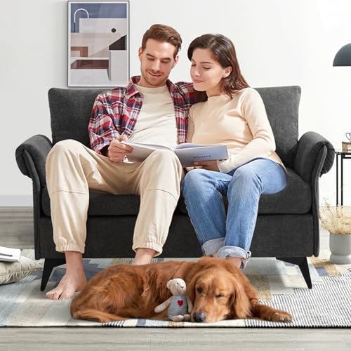 50" Fabric Loveseat with Removable Cushion (Beige) I5572
