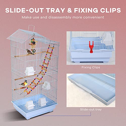 39 inch Large Flight Cage with Bird Stand L344