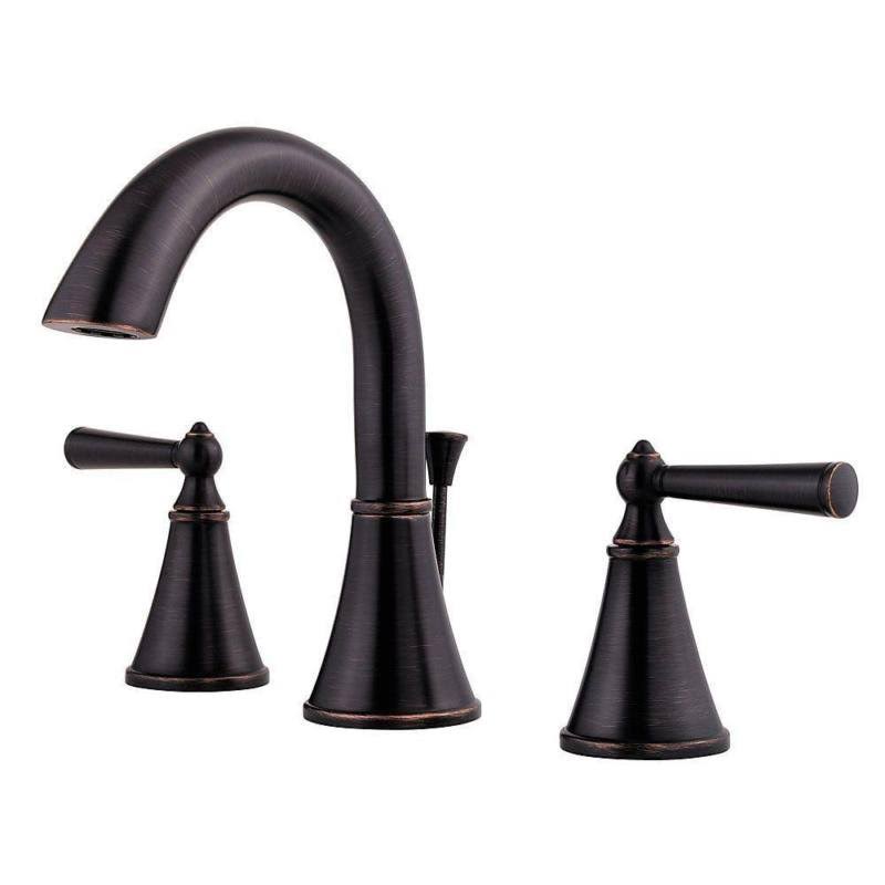 Tuscan Bronze 8 in. Widespread 2-Handle Bathroom Faucet E460
