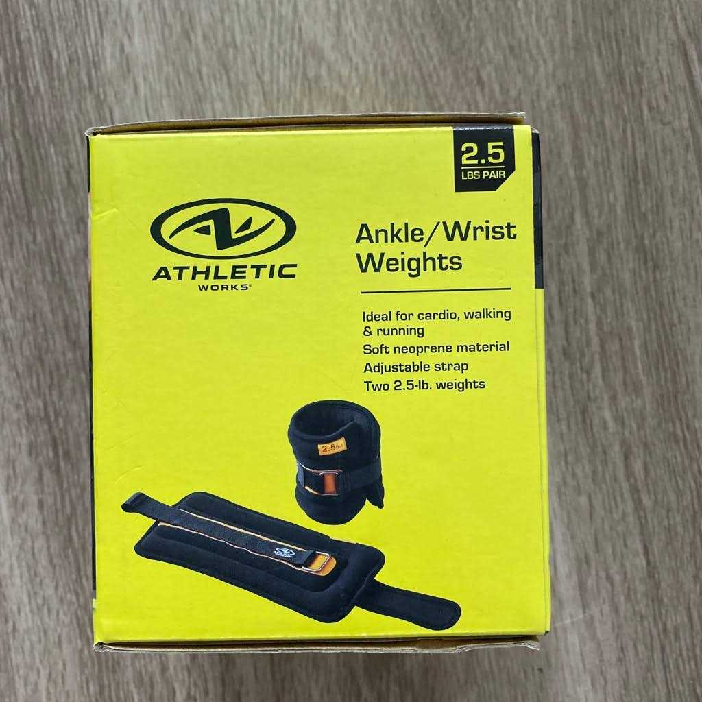 5lb Pair Ankle & Wrist Weights U990