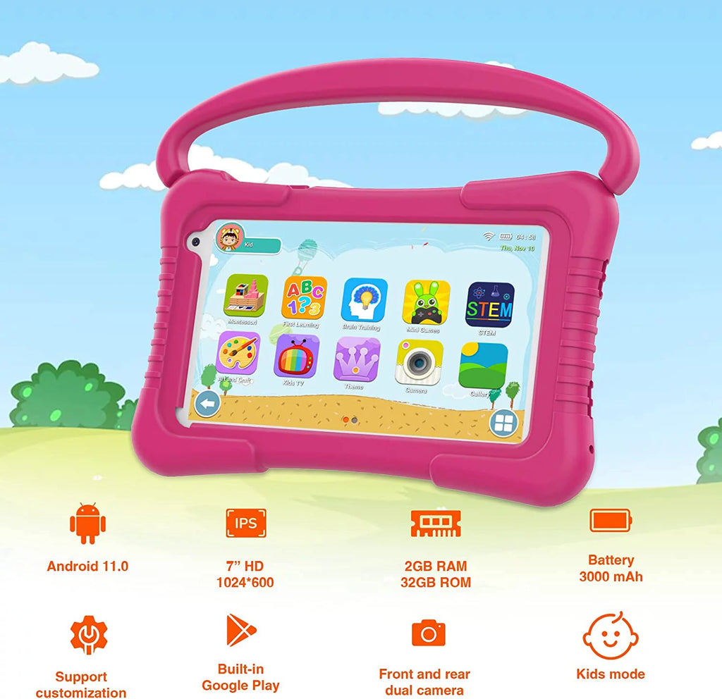 7 inch Android 11 Kids Tablet 32G 2GB RAM I8409