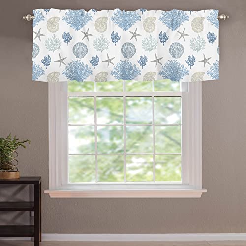 Sage Green Leaf Kitchen Curtains Valances Window Valance Short Topper Rod Pocket Curtain 54x18 Inch D328577