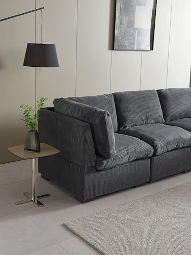 Oversized Modular 6 Seaters Cloud Sectional Sofa with Reversible Chaises O65792