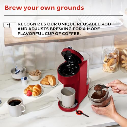 Single Serve Coffee Maker, K-Cup Pod Compatible Coffee Brewer, Black P367675