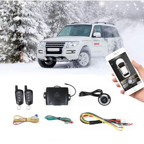 Passive Keyless Entry Push Button Car Alarm System Remote Key T289910