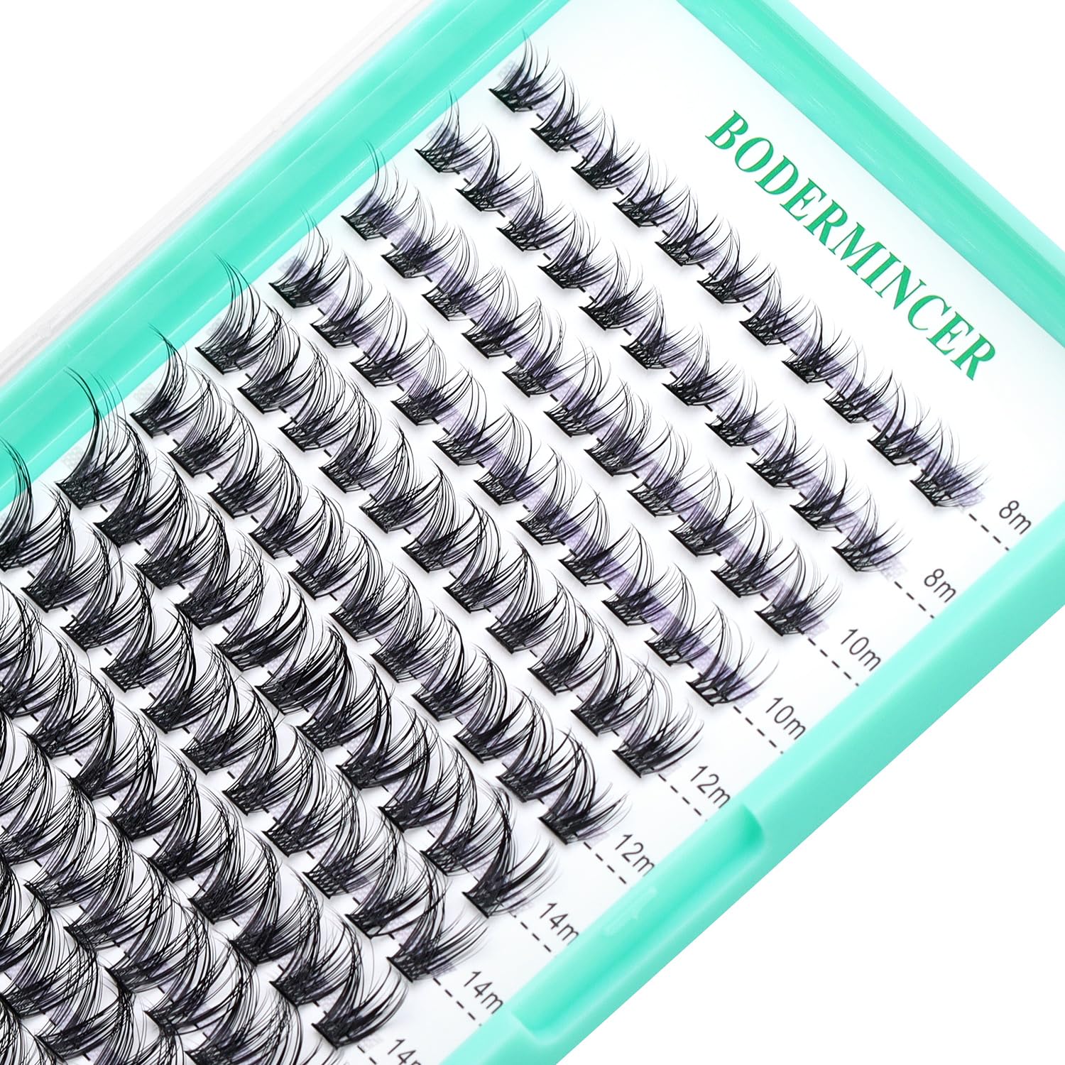 Black 8-10-12-14-16mm MIX Cluster Eyelashes N546