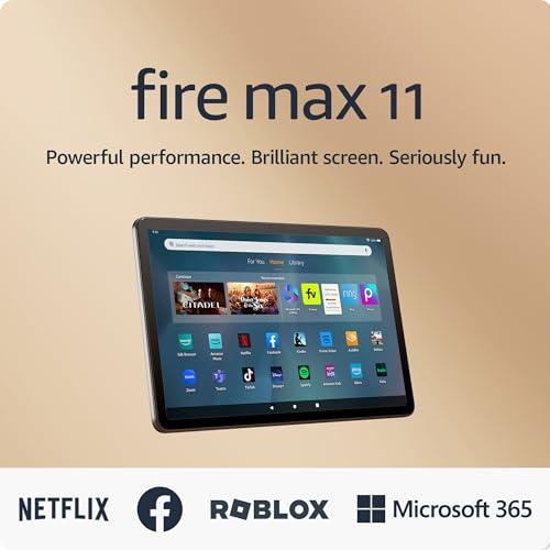Gray 64 GB Fire Max 11 tablet V384229