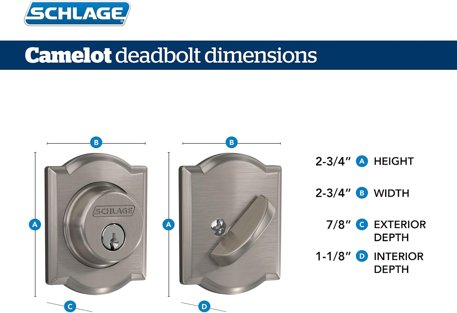 Antique Brass Deadbolt P8903