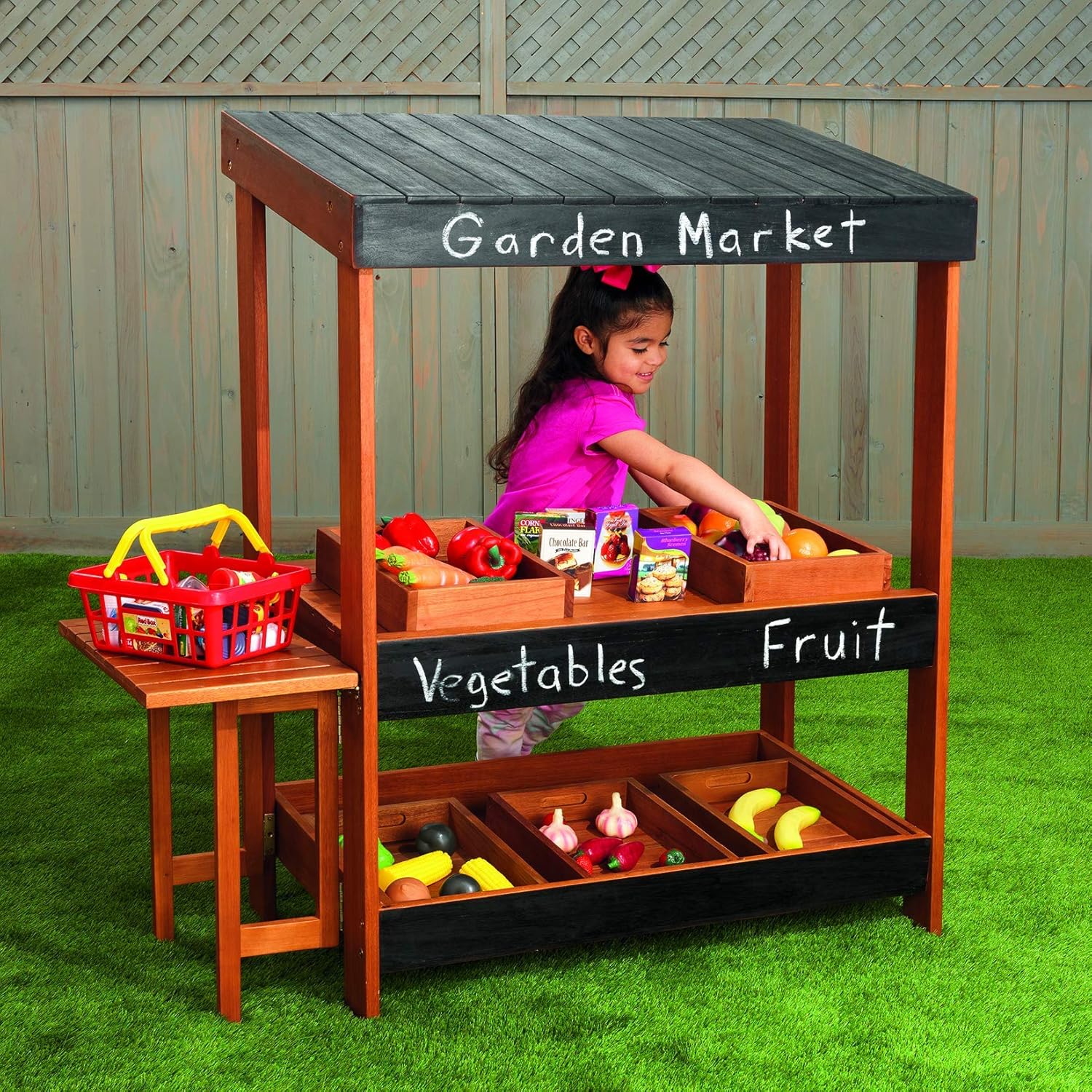 Wooden Kids Market Stand J832676