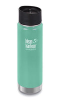 Wide Double Wall Vacuum Insulated Stainless Steel Coffee Mug with Leak Proof Café Cap F3327