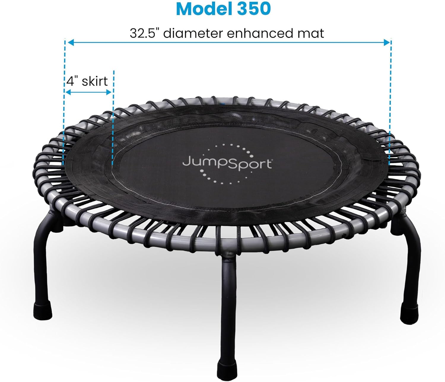 39" Plyometric Rebounder Trampoline with Toning Ball I17260