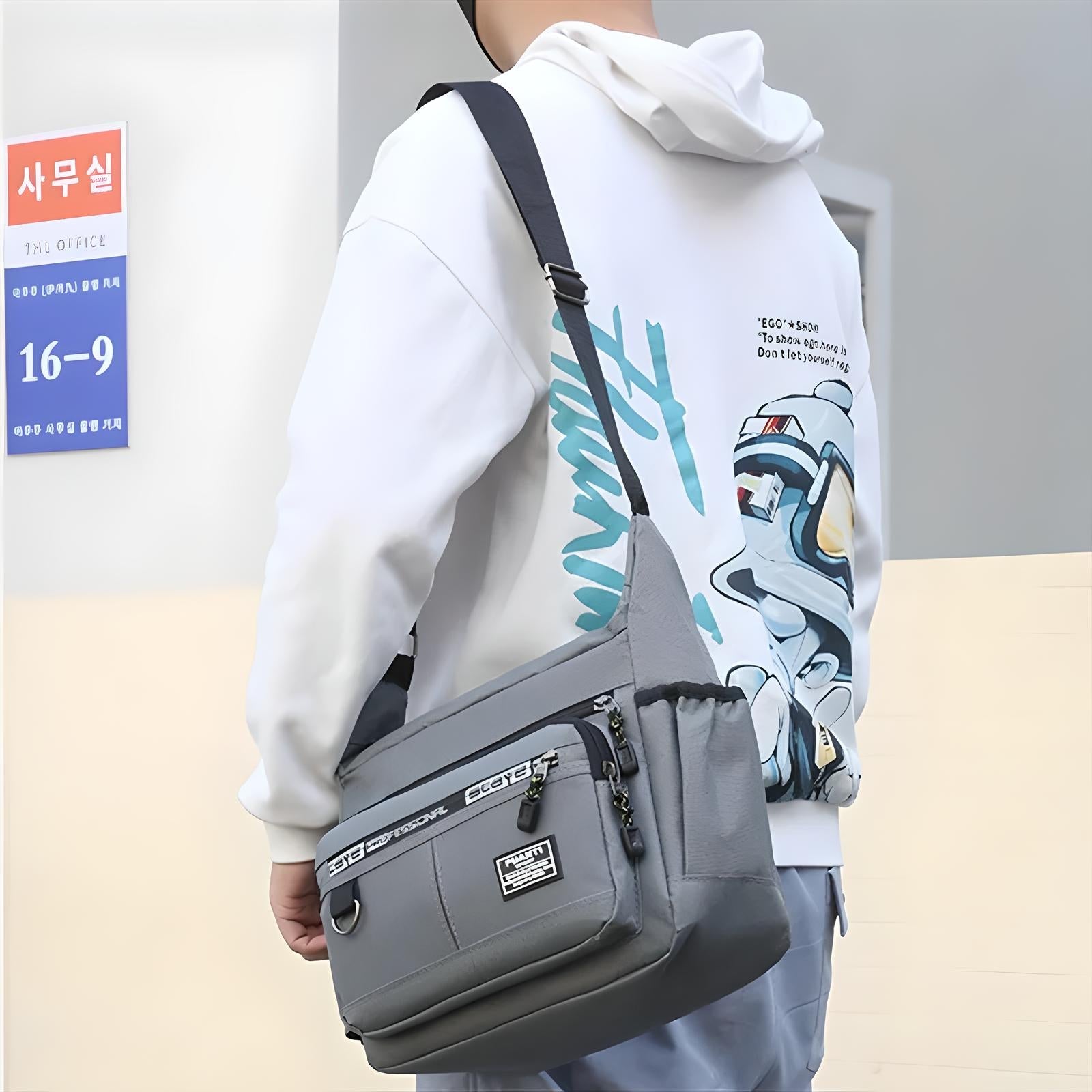 Anti-Theft Messenger Bag