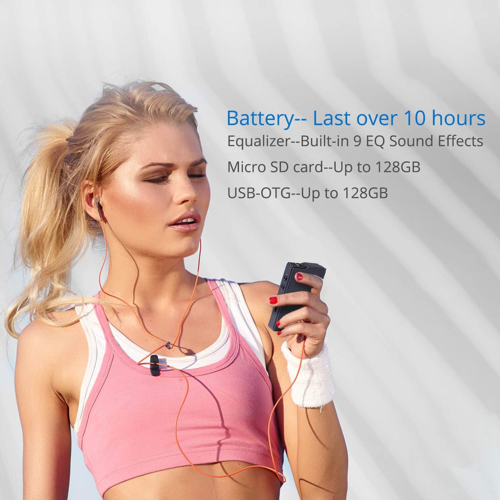 HiFi MP3 Player with Bluetooth, 32GB Memory Card B7511