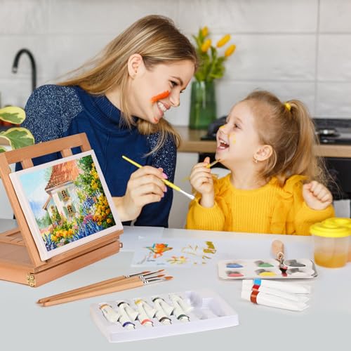 Adjustable Beechwood Tabletop Art Easel N61925