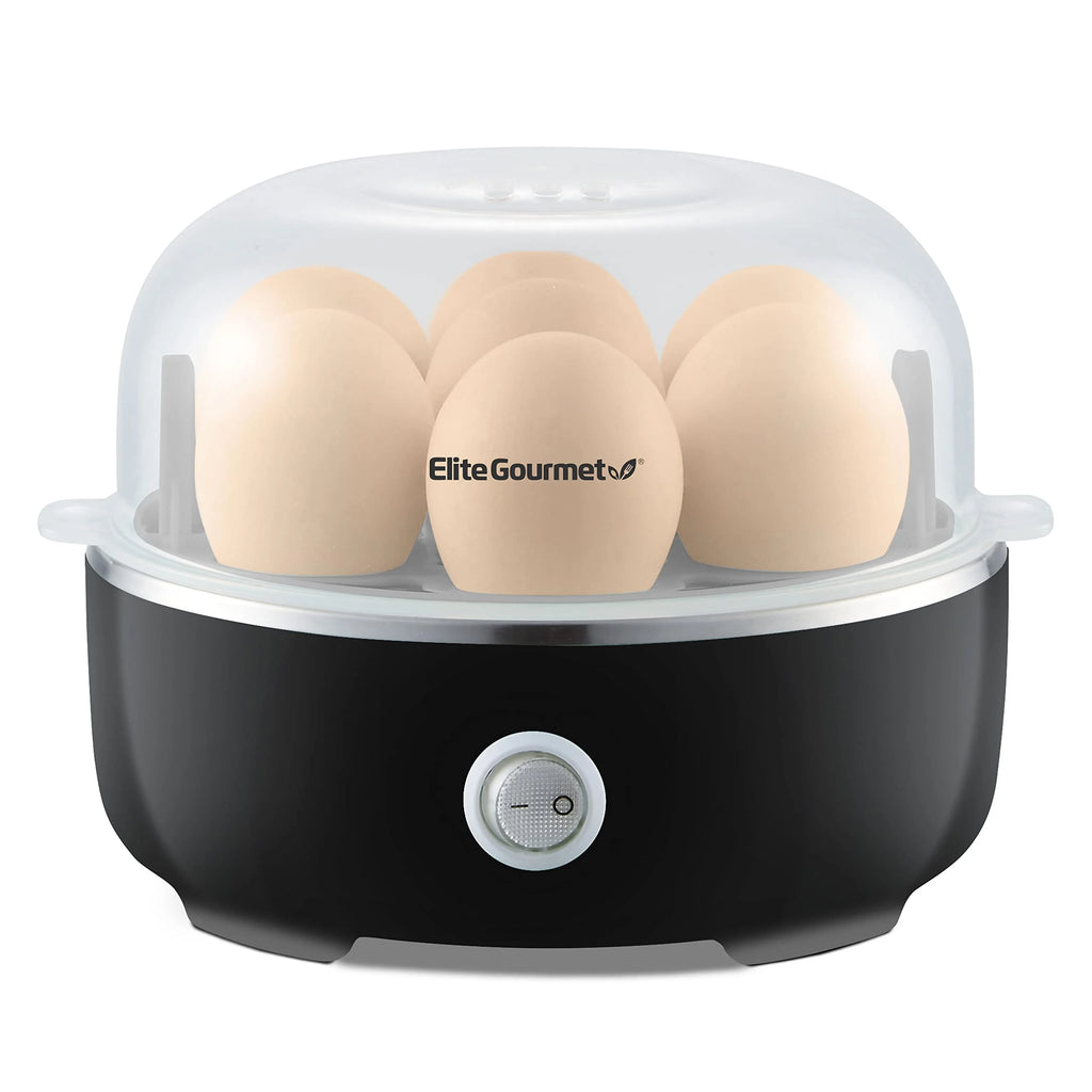 7-Egg Capacity Electric Egg Cooker, Black K1202
