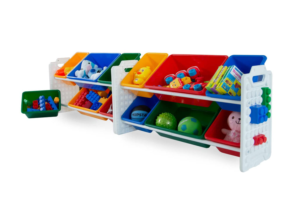 12 Removable Storage Bins Toy Organizer X9011