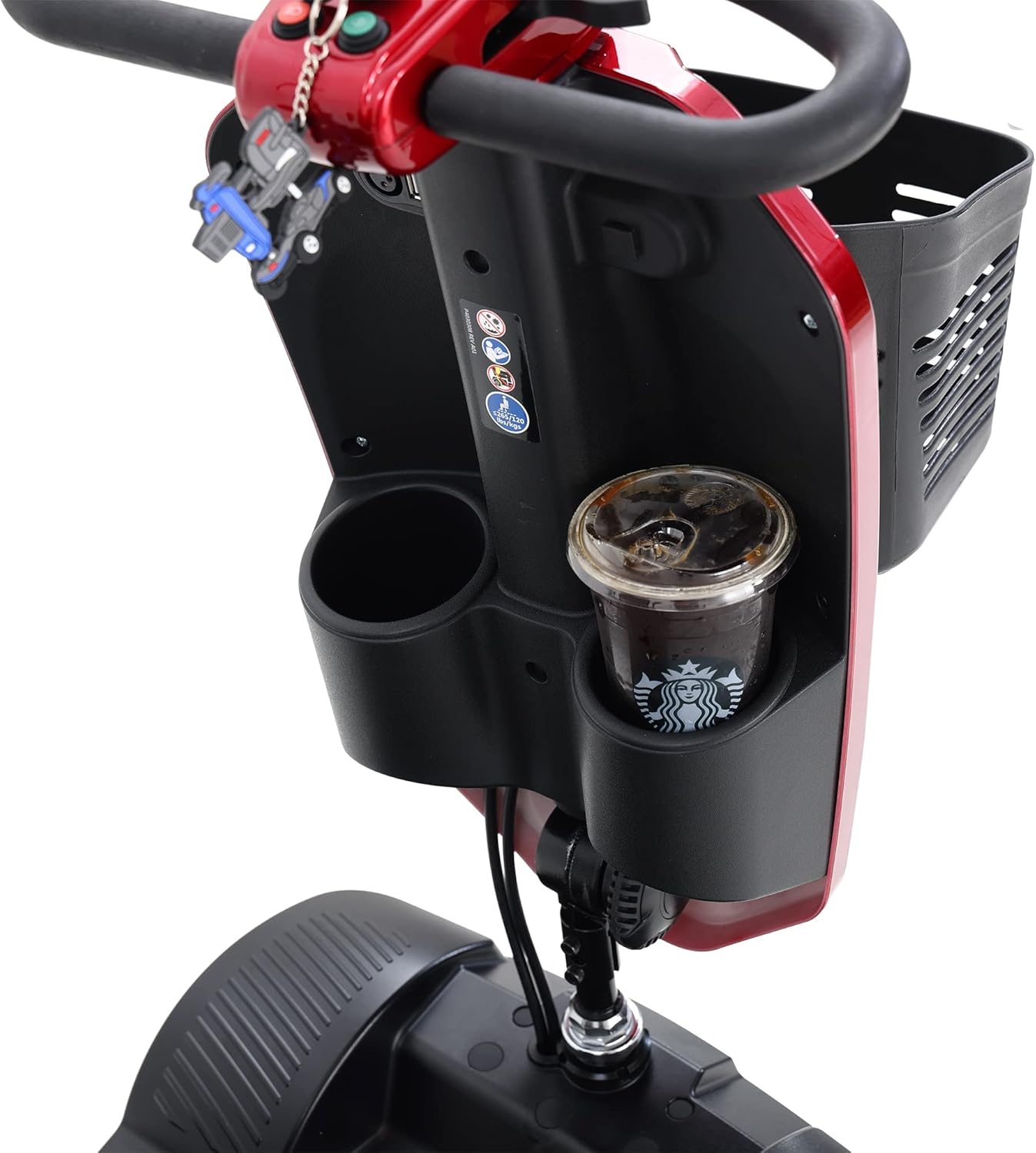Red 4 Wheel Folding Mobility Scooter I678257