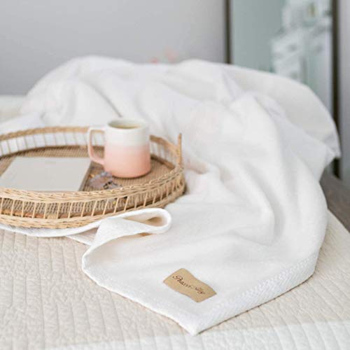 Natural Cotton Throw Blanket M977473