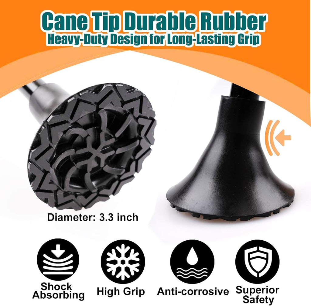 Foldable Lightweight Walking Cane with Light R362294