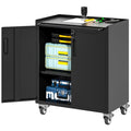 Metal 4 Drawer Rolling Tool Storage Cabinet with Locking Doors N298417