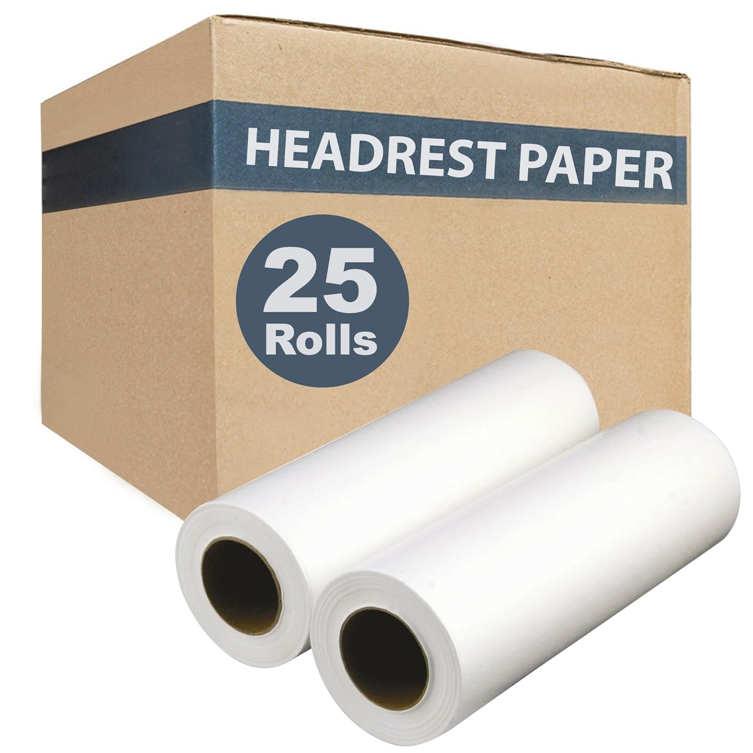 25-Pack 8.5" x 225' Premium Smooth 16 Pound Paper Disposable Paper Spool D874953