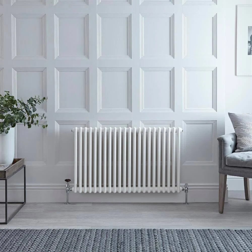 White Cast Iron Style Radiator J8950