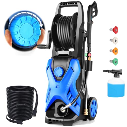 5000 PSI Adjustable Electric Pressure Washer with 33ft Pressure Hose and Foam Cannon Z529063