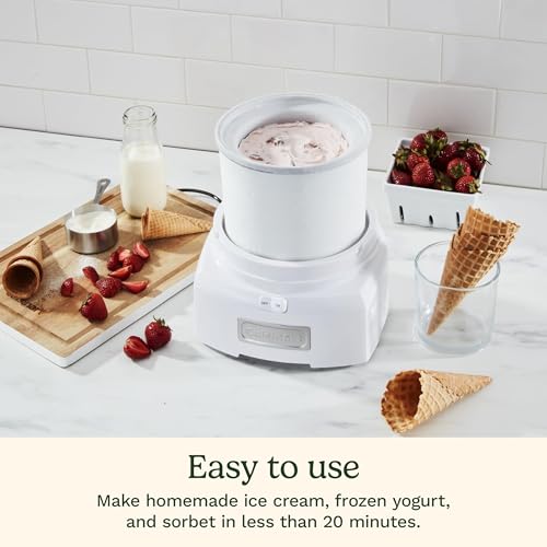 White 1.5 Quart Ice Cream Maker S440340