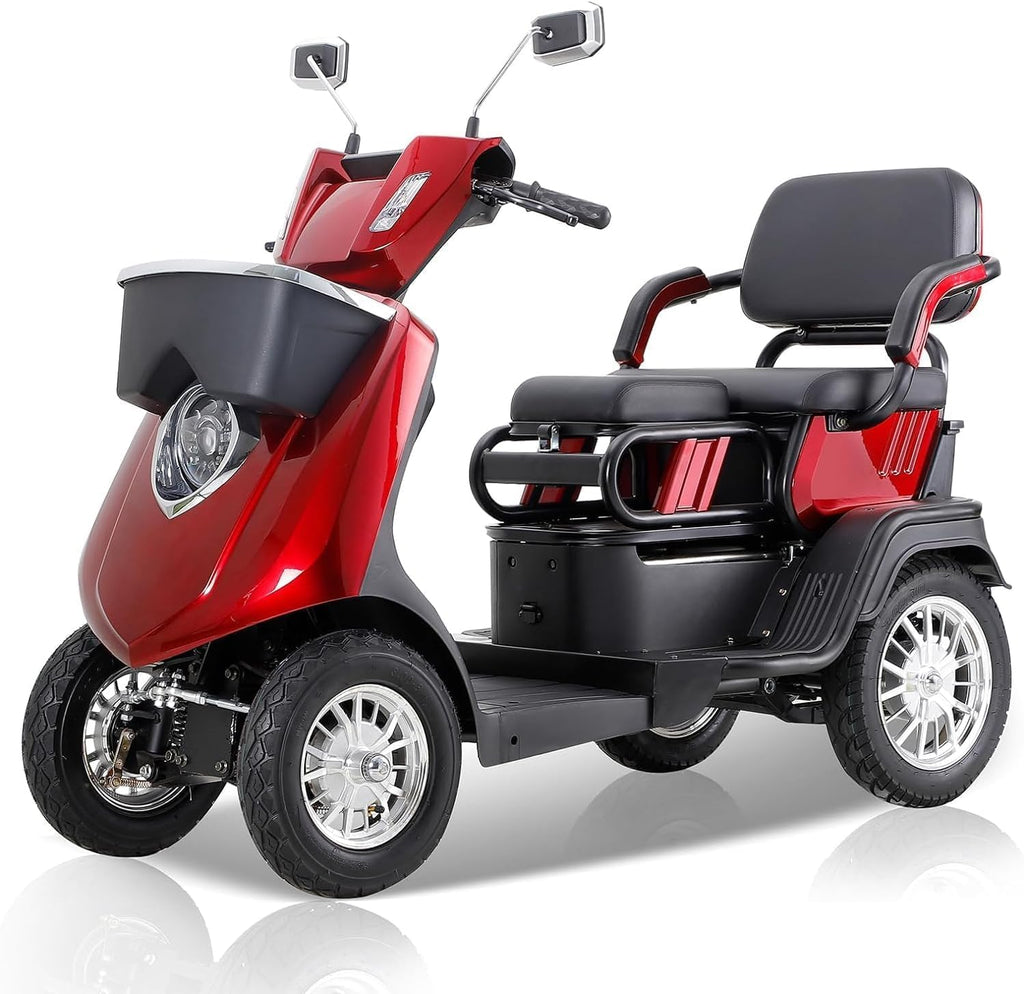 Red 4 Wheel Mobility Scooter Y8842